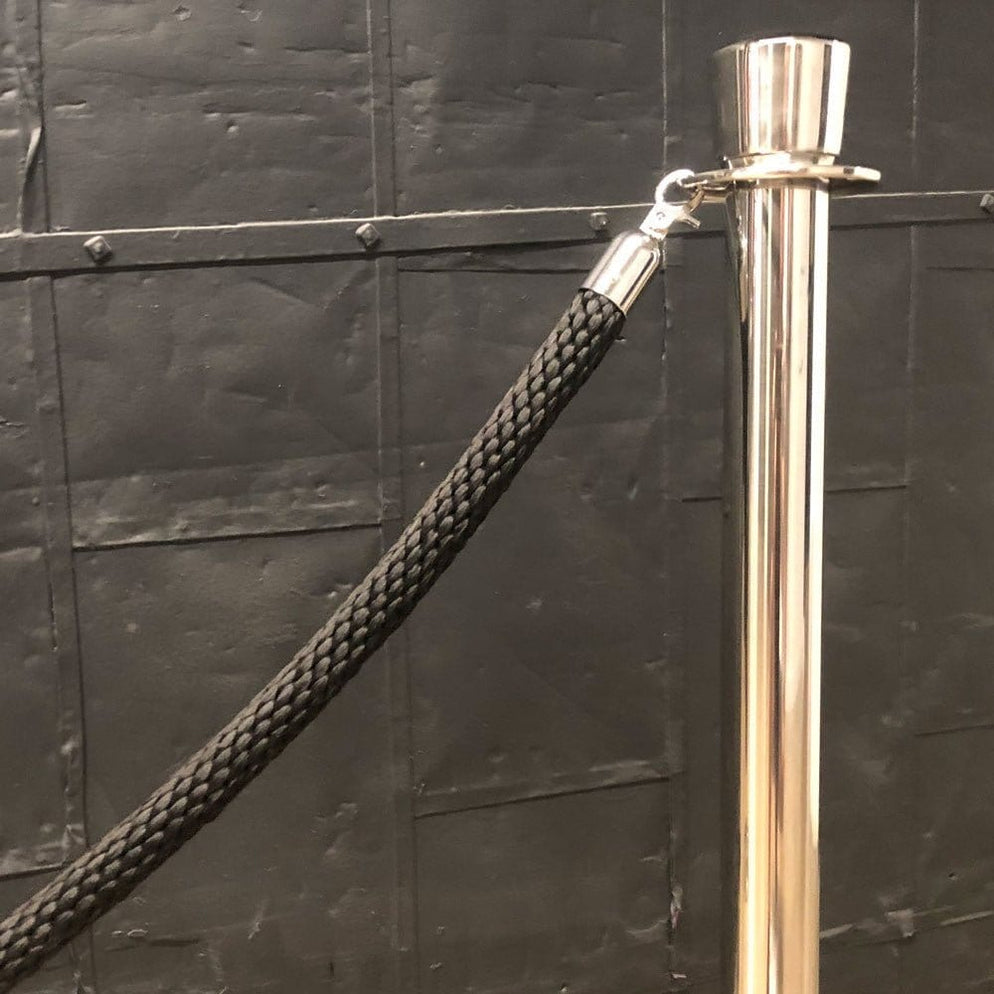 Museum Rope Black Elegant Braided Rope 1 diam 718