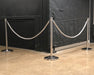 Museum Stanchion Rope, Grey Elegant Braided Rope, 1" diam. (717) - BarrierHQ.com