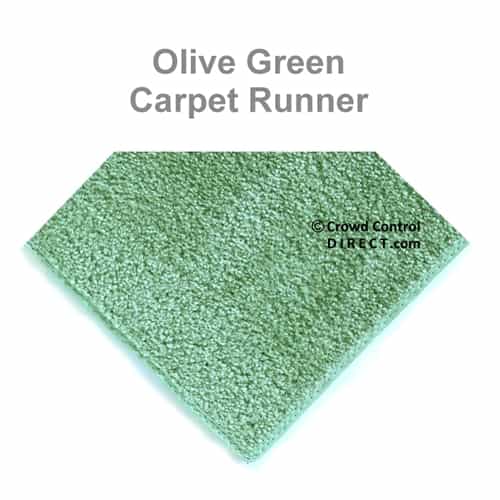 Olive Green Carpet Runner - BarrierHQ.com