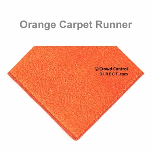 Orange Carpet Runner - BarrierHQ.com
