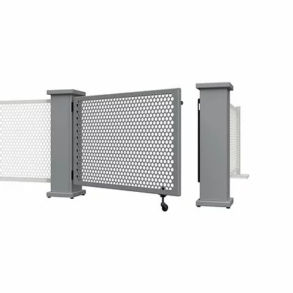 Partition Gate Set With Pattern Gate Panel And Partition Stand - BarrierHQ.com