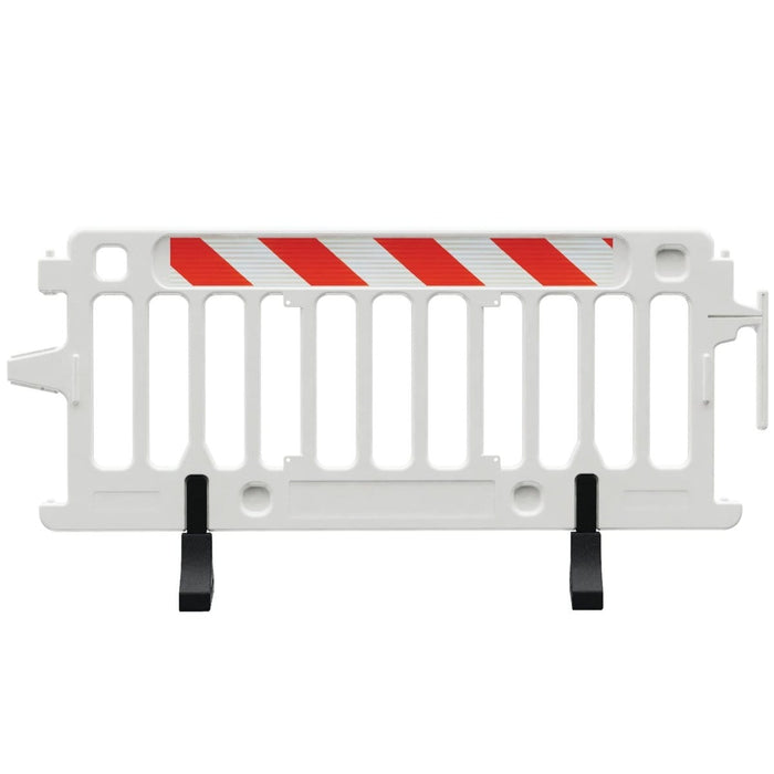 Plastic Crowd Control Barricade "Crowdcade" by Plasticade 74"L x 39.5"H - BarrierHQ.com