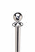 Professional Traditional Rope Stanchion BALL Top - BarrierHQ.com