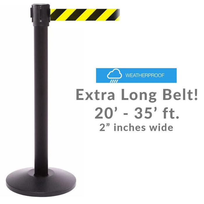 QueuePro 335 - Long 20’-35' ft. Belt Barrier - BarrierHQ.com