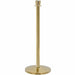 QueueWay Classic Rope Stanchion, Polished Brass Effect - BarrierHQ.com