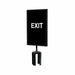 QueueWay - QWAYSIGN-7" X 11" -EXIT (Double Sided) - BarrierHQ.com