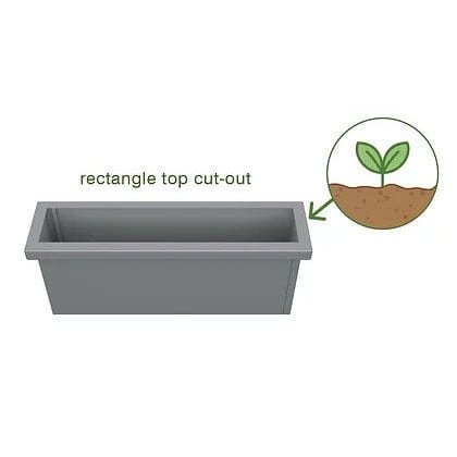 Rectangle Planter - BarrierHQ.com