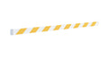 Reflective Fence Strip Orange‐White 12' - BarrierHQ.com