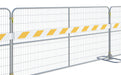 Reflective Fence Strip Orange‐White 12' - BarrierHQ.com