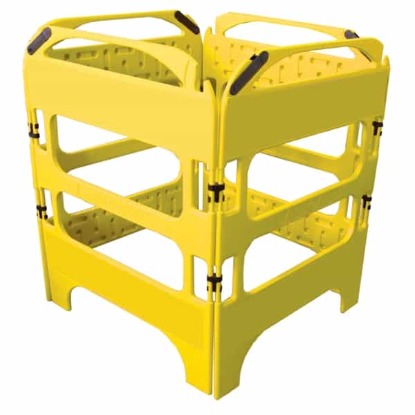 Safegate Manhole Guard, with four sections - BarrierHQ.com