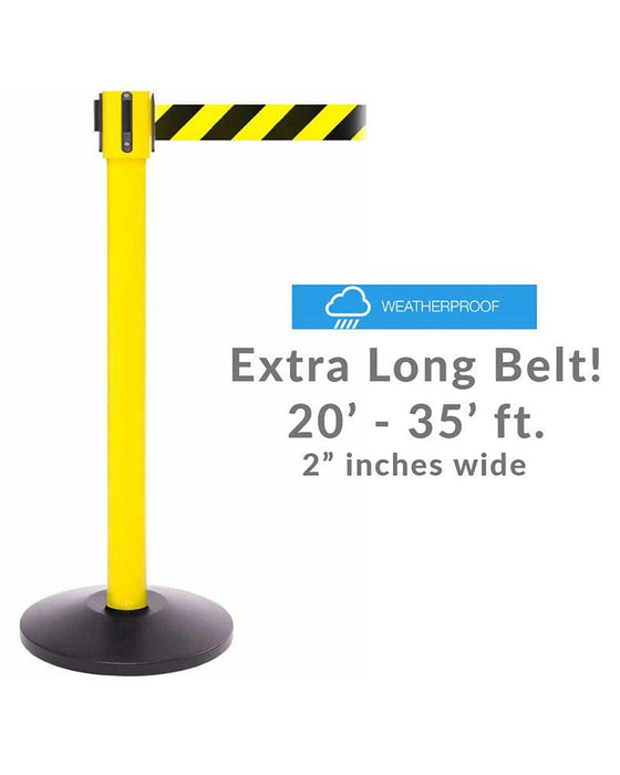SafetyPRO 335 - long 20'-35' ft. belt barrier - BarrierHQ.com