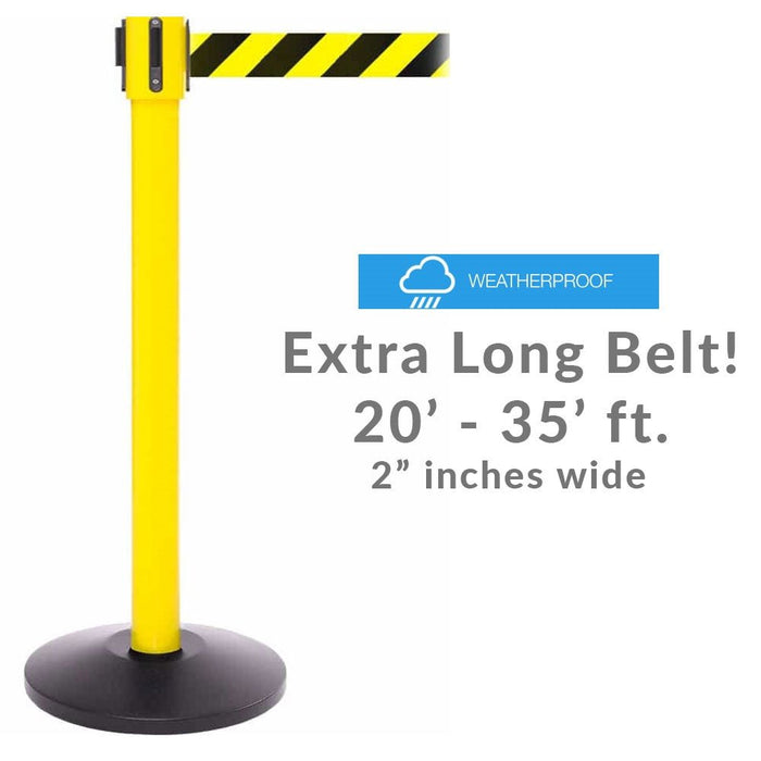 SafetyPRO 335 - long 20'-35' ft. belt barrier - BarrierHQ.com