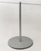 Set of 10 - Museum & Art Gallery Stanchion, 16" Tall, Silver Anodized Economy "Q-Cord" - BarrierHQ.com