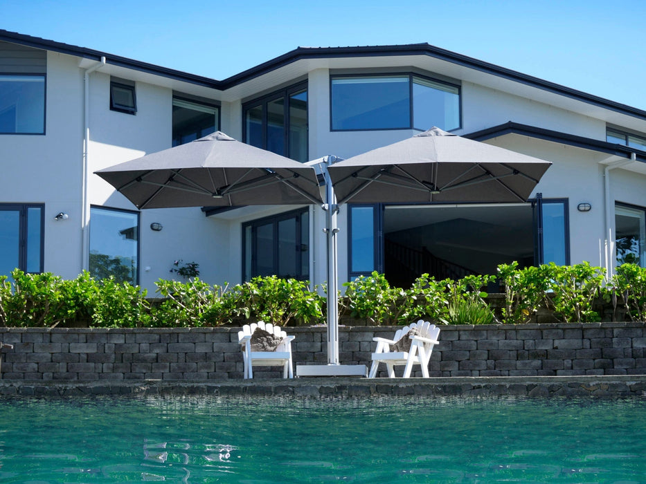 cantilever patio umbrellas commercial Shadowspec Unity Commercial Cantilever Patio Umbrella