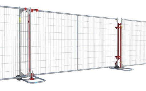 Sliding Vehicle Gate Kit for Temporary Fence, Single - BarrierHQ.com