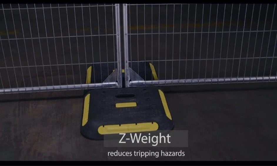 Temporary Fence Legs & Weights | Barrier HQ