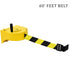 Tensabarrier 970XL with 60’ ft. NightView Reflective Yellow/Black Belt - BarrierHQ.com