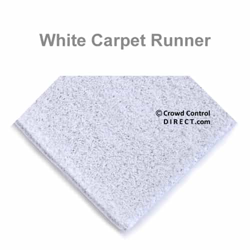 White Carpet Runner - BarrierHQ.com