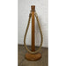 Wooden Rope Stanchion - W312 - BarrierHQ.com