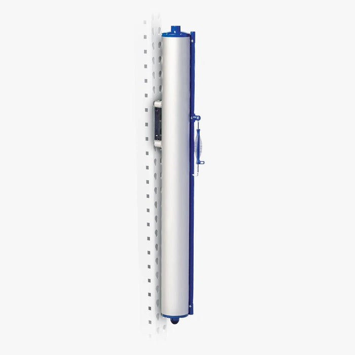 ZonePro Wall/Rack Mounted Portable Retractable SAFETY Banner, SINGLE 14' Long - BarrierHQ.com