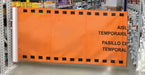 ZonePro Wall/Rack Mounted Portable Retractable SAFETY Banner, SINGLE 14' Long - BarrierHQ.com